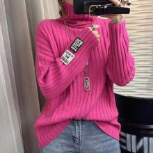 画像をギャラリービューアに読み込む, 10カラー選択秋冬ファッションタートルネック無地長袖合わせやすいニットセータートップス