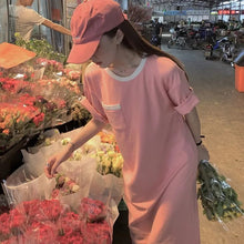 画像をギャラリービューアに読み込む, けだるい風ベスト&半袖カジュアルワンピースセットアップ