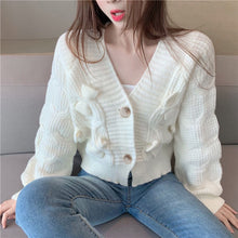 画像をギャラリービューアに読み込む, ニットボウタイ蝶結びカーディガンアウター