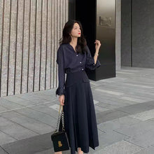 画像をギャラリービューアに読み込む, INS大流行無地コーデしやすいハイウエストロングスカートプリーツスカート
