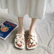 画像をギャラリービューアに読み込む, INS人気沸騰ファッション花柄サンダル履きやすいシューズ