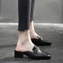 画像をギャラリービューアに読み込む, レデイースファッションコーデしやすい無地チャンキーヒールシューズ