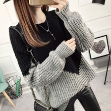 画像をギャラリービューアに読み込む, 配色切り替えニットカジュアルリゾートニットセータートップス