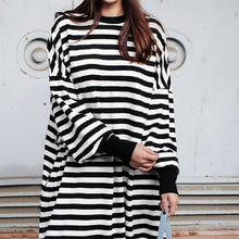 画像をギャラリービューアに読み込む, 初秋人気沸騰2カラー選択長袖ゆったり着痩せ効果エレガント気質カジュアルワンピース