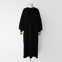 画像をギャラリービューアに読み込む, 初秋人気沸騰2カラー選択長袖ゆったり着痩せ効果エレガント気質カジュアルワンピース