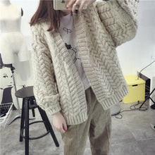 画像をギャラリービューアに読み込む, 春秋ファッション長袖無地ゆったり合わせやすいカジュアルニットセーターアウター