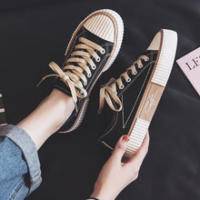 画像をギャラリービューアに読み込む, シンプルローカットスニーカーキャンバスシューズ