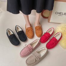 画像をギャラリービューアに読み込む, 5カラーローファーシューズ裏起毛暖かい冬コーデパンプス