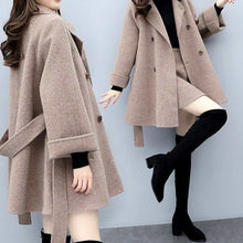 画像をギャラリービューアに読み込む, 6COLORS秋冬合わせやすいゆるリラックスラシャコート&スカートセットアップ