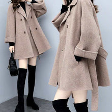 画像をギャラリービューアに読み込む, 6COLORS秋冬合わせやすいゆるリラックスラシャコート&スカートセットアップ