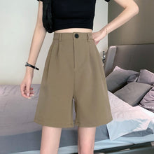 画像をギャラリービューアに読み込む, 無地カジュアルリゾート韓国風ショートパンツハイウエスト