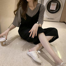 画像をギャラリービューアに読み込む, 無地シンプルTシャツ&オールインワンサロペットセットアップ