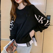 画像をギャラリービューアに読み込む, 重ね風シンプルパーカー長袖トップス