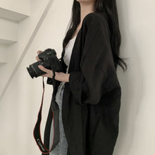 画像をギャラリービューアに読み込む, 無地気質ゆったり着痩せ効果カジュアルコーデしやすいカーディガンカジュアルアウター日焼け止め