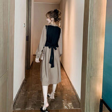 画像をギャラリービューアに読み込む, 重ね風フリル裾ボウタイデートワンピース