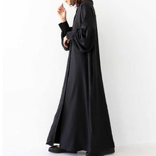 画像をギャラリービューアに読み込む, INS人気沸騰韓国風長袖ランタンスリーブゆったり着痩せ効果ロングカジュアルワンピース