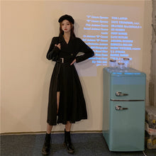 画像をギャラリービューアに読み込む, 通勤OLスリットフォーマルワンピース