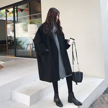画像をギャラリービューアに読み込む, 2COLORS秋冬キャンパス韓国風合わせやすいゆるリラックスラシャコート