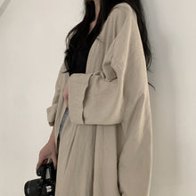 画像をギャラリービューアに読み込む, 無地気質ゆったり着痩せ効果カジュアルコーデしやすいカーディガンカジュアルアウター日焼け止め