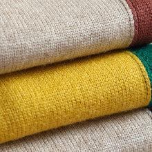 画像をギャラリービューアに読み込む, 3カラー安定感抜群ファッション配色ハイネックニットセーター