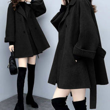 画像をギャラリービューアに読み込む, 6COLORS秋冬合わせやすいゆるリラックスラシャコート&スカートセットアップ