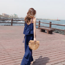 画像をギャラリービューアに読み込む, フリルベスト&ハイウエストガウチョパンツセットアップ