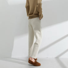 画像をギャラリービューアに読み込む, 韓国風ファッション無地合わせやすいゆったりハイウエスト着痩せ効果キャロットパンツ