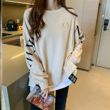 画像をギャラリービューアに読み込む, 重ね風シンプルパーカー長袖トップス