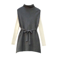 画像をギャラリービューアに読み込む, 4COLORS秋冬新品ハイネックスリムベスト&センタートップスセットアップ