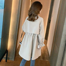 画像をギャラリービューアに読み込む, 3COLORS秋新品イングランド風気質よい無地プリングコート