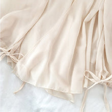 画像をギャラリービューアに読み込む, シースルーパフスリーブカーディガン日焼け対策アウター