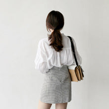 画像をギャラリービューアに読み込む, ホワイト無地ブラウス・シャツトップス