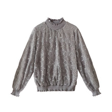 画像をギャラリービューアに読み込む, フリルネックレースブラウストップス