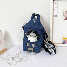 画像をギャラリービューアに読み込む, ぬいぐるみ付きキャンバスバッグ