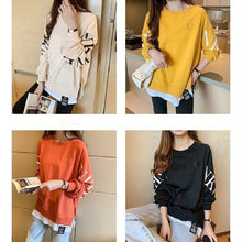 画像をギャラリービューアに読み込む, 重ね風シンプルパーカー長袖トップス