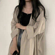 画像をギャラリービューアに読み込む, 無地気質ゆったり着痩せ効果カジュアルコーデしやすいカーディガンカジュアルアウター日焼け止め