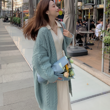 画像をギャラリービューアに読み込む, 4COLORSレトロ秋冬厚手ゆるリラックス合わせやすいニットアウター