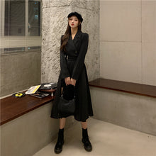 画像をギャラリービューアに読み込む, 通勤OLスリットフォーマルワンピース