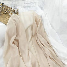 画像をギャラリービューアに読み込む, シースルーパフスリーブカーディガン日焼け対策アウター