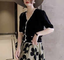 画像をギャラリービューアに読み込む, ニット透かし彫りファッションカーディガン冷房対策