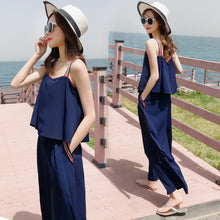 画像をギャラリービューアに読み込む, フリルベスト&ハイウエストガウチョパンツセットアップ