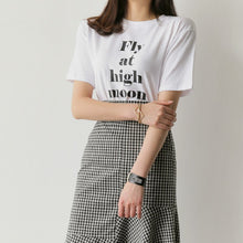 画像をギャラリービューアに読み込む, チェック柄フリル裾マーメイドスカート