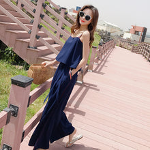 画像をギャラリービューアに読み込む, フリルベスト&ハイウエストガウチョパンツセットアップ