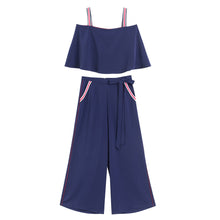画像をギャラリービューアに読み込む, フリルベスト&ハイウエストガウチョパンツセットアップ