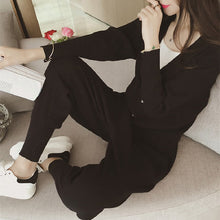 画像をギャラリービューアに読み込む, 無地カーデイガン&カジュアルパンツ&ベスト3点セットアップ