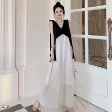 画像をギャラリービューアに読み込む, トッド柄切り替えカジュアルデートワンピース