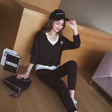 画像をギャラリービューアに読み込む, ベスト&フード付きパーカー&カジュアルパンツリゾート3点セットアップ