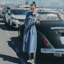 画像をギャラリービューアに読み込む, デニムハイウエストデートワンピース