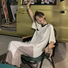 画像をギャラリービューアに読み込む, けだるい風ベスト&半袖カジュアルワンピースセットアップ