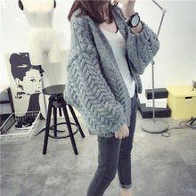 画像をギャラリービューアに読み込む, 春秋ファッション長袖無地ゆったり合わせやすいカジュアルニットセーターアウター